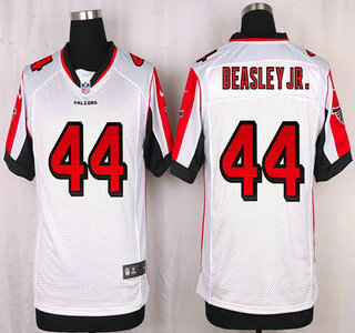 Men's Atlanta Falcons #44 Vic Beasley Jr White Road NFL Nike Elite Jersey