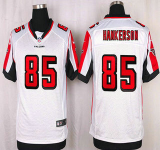 Men's Atlanta Falcons #85 Leonard Hankerson White Road NFL Nike Elite Jersey