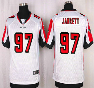 Men's Atlanta Falcons #97 Grady Jarrett White Road NFL Nike Elite Jersey