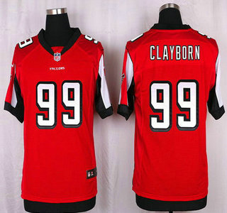 Men's Atlanta Falcons #99 Adrian Clayborn Red Team Color NFL Nike Elite Jersey