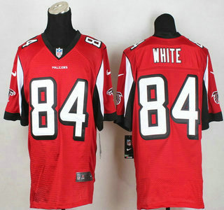 Men's Atlanta Falcons #84 Roddy White Nike Red Elite Jersey