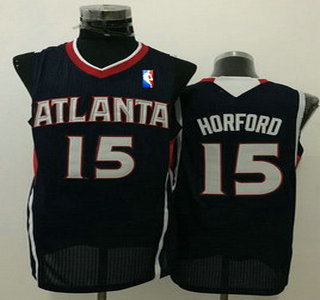Men's Atlanta Hawks #15 Al Horford Navy Blue Swingman Jersey