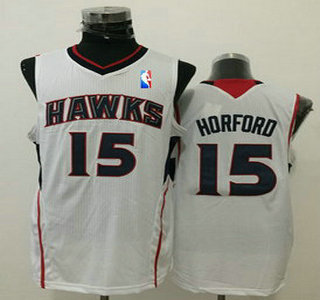 Men's Atlanta Hawks #15 Al Horford White Swingman Jersey