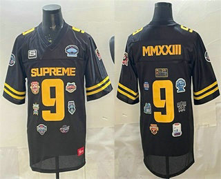 Men's Black Football Championship Stitched Jersey