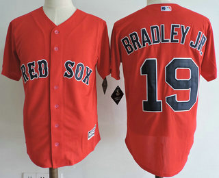 Men's Boston Red Sox #19 Jackie Bradley Jr. Red Stitched MLB Cool Base Jersey