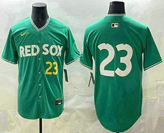 Men's Boston Red Sox #23 Romy Gonzalez Green 2025 City Connect Limited Jersey