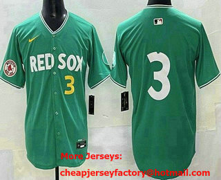 Men's Boston Red Sox #3 Ceddanne Rafaela Green 2025 City Connect Limited Jersey