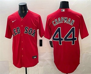 Men's Boston Red Sox #44 Aroldis Chapman Red Cool Base Stitched Jersey