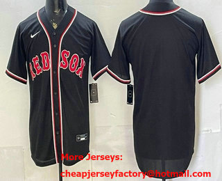 Men's Boston Red Sox Blank 2026 Black Fashion Cool Base Jersey