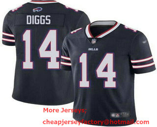Men's Buffalo Bills #14 Stefon Diggs Navy Blue 2019 Inverted Legend Stitched NFL Nike Limited Jersey