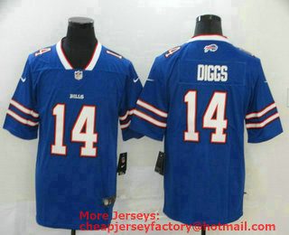 Men's Buffalo Bills #14 Stefon Diggs Royal Blue 2020 Vapor Untouchable Stitched NFL Nike Limited Jersey