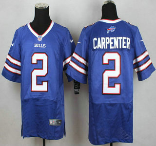 Men's Buffalo Bills #2 Dan Carpenter Nike Light Blue Elite Jersey