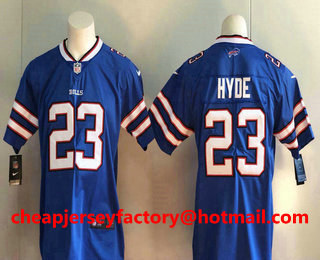 Men's Buffalo Bills #23 Micah Hyde Royal Blue 2017 Vapor Untouchable Stitched NFL Nike Limited Jersey