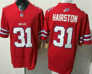Men's Buffalo Bills #31 Maxwell Hairston Limited Red FUSE Vapor Jersey
