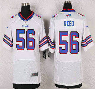 Men's Buffalo Bills #56 Cedric Reed White Road NFL Nike Elite Jersey