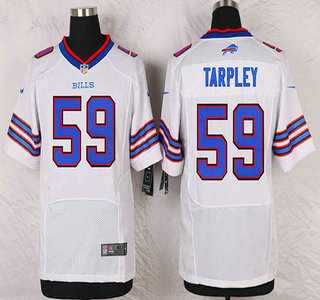 Men's Buffalo Bills #59 A. J. Tarpley White Road NFL Nike Elite Jersey