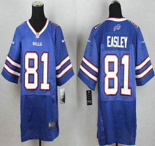 Men's Buffalo Bills #81 Marcus Easley Nike Light Blue Elite Jersey
