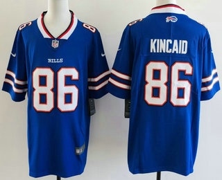 Men's Buffalo Bills #86 Dalton Kincaid Limited Blue Vapor Jersey
