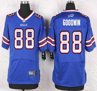 Men's Buffalo Bills #88 Marquise Goodwin Royal Blue Team Color NFL Nike Elite Jersey