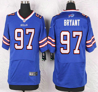 Men's Buffalo Bills #97 Corbin Bryant Royal Blue Team Color NFL Nike Elite Jersey