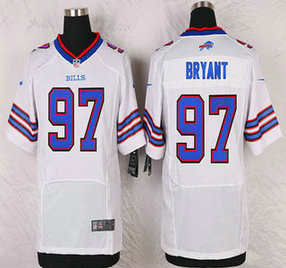 Men's Buffalo Bills #97 Corbin Bryant White Road NFL Nike Elite Jersey