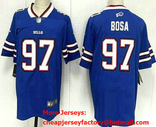 Men's Buffalo Bills #97 Joey Bosa Limited Blue Vapor Jersey