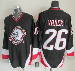 Men's Buffalo Sabres #26 Thomas Vanek 1996-97 Black CCM Vintage Throwback Jersey