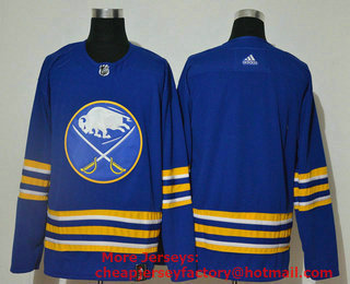 Men's Buffalo Sabres Blank Blue Adidas 2020-21 Alternate Authentic Player NHL Jersey