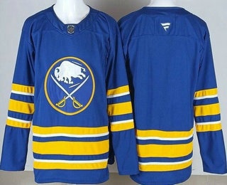 Men's Buffalo Sabres Blank Blue Authentic Jersey