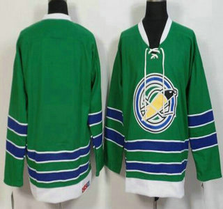 Men's California Golden Seals Blank 1967-68 Green CCM Vintage Throwback Jersey