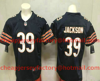 Men's Chicago Bears #39 Eddie Jackson Blue 2017 Vapor Untouchable Stitched NFL Nike Limited Jersey
