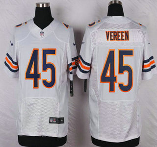 Men's Chicago Bears #45 Brock Vereen White Road NFL Nike Elite Jersey