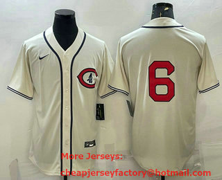 Men's Chicago Cubs #14 Carl Edwards Jr 2022 Cream Field of Dreams Cool Base Stitched Baseball Jersey