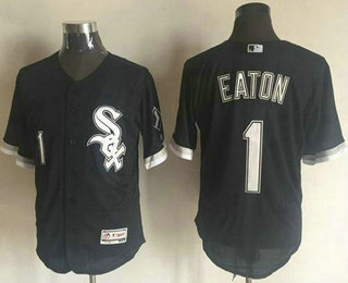 Men's Chicago White Sox #1 Adam Eaton Black 2016 Flexbase Baseball Jersey