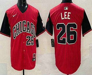 Men's Chicago White Sox #26 Korey Lee Red 2025 City Connect Limited Jersey