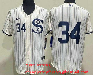 Men's Chicago White Sox #34 Michael Kopech Cream 2021 Field of Dreams Authentic Jersey