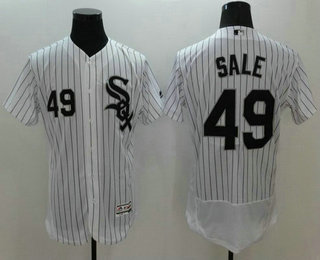 Men's Chicago White Sox #49 Chris Sale White 2016 Flexbase Baseball Jersey