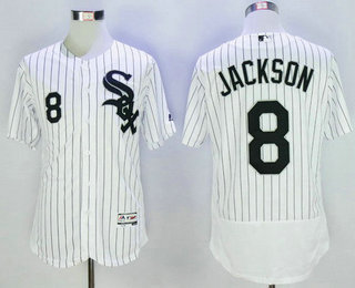 Men's Chicago White Sox #8 Bo Jackson Retired White 2016 Flexbase Baseball Jersey