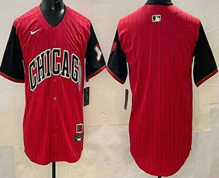 Men's Chicago White Sox Blank Red 2025 City Connect Limited Jersey