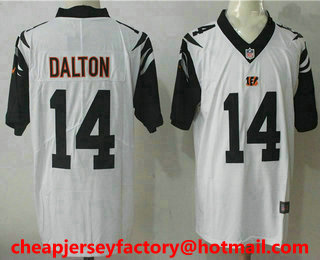 Men's Cincinnati Bengals #14 Andy Dalton White 2016 Color Rush Stitched NFL Nike Limited Jersey