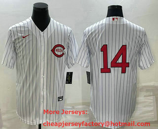 Men's Cincinnati Reds #14 Pete Rose 2022 White Field of Dreams Stitched Baseball Jersey
