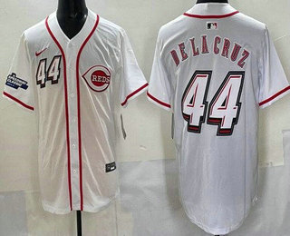 Men's Cincinnati Reds #44 Elly De La Cruz White 2025 Speedway Classic Limited Jersey