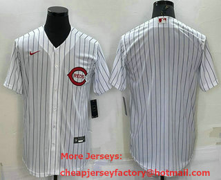 Men's Cincinnati Reds Blank 2022 White Field of Dreams Stitched Baseball Jersey