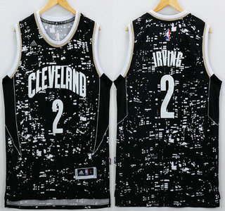 Men's Cleveland Cavaliers #2 Kyrie Irving 2015 Urban Luminous Swingman Jersey