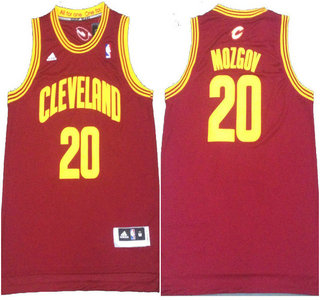 Men's Cleveland Cavaliers #20 Timofey Mozgov Revolution 30 Swingman Red Jersey