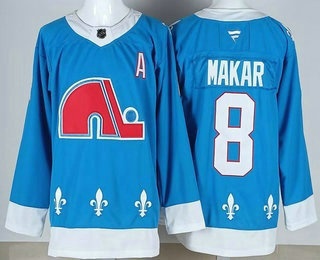 Men's Colorado Avalanche #8 Cale Makar Blue Alternate Authentic Jersey