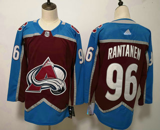Men's Colorado Avalanche #96 Mikko Rantanen Red 2017-2018 Hockey Stitched NHL Jersey