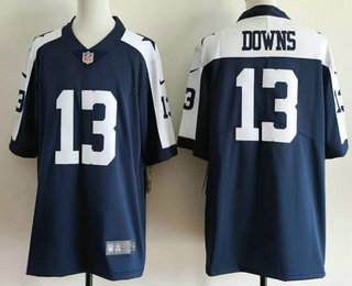 Men's Dallas Cowboys #13 Caleb Downs Limited Navy Alternate Vapor Jersey