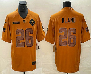 Men's Dallas Cowboys #26 DaRon Bland Brown 2023 Salute To Service Limited Stitched Jersey