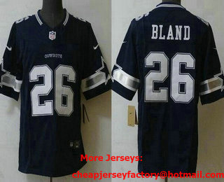 Men's Dallas Cowboys #26 DaRon Bland Limited Navy FUSE Vapor Jersey